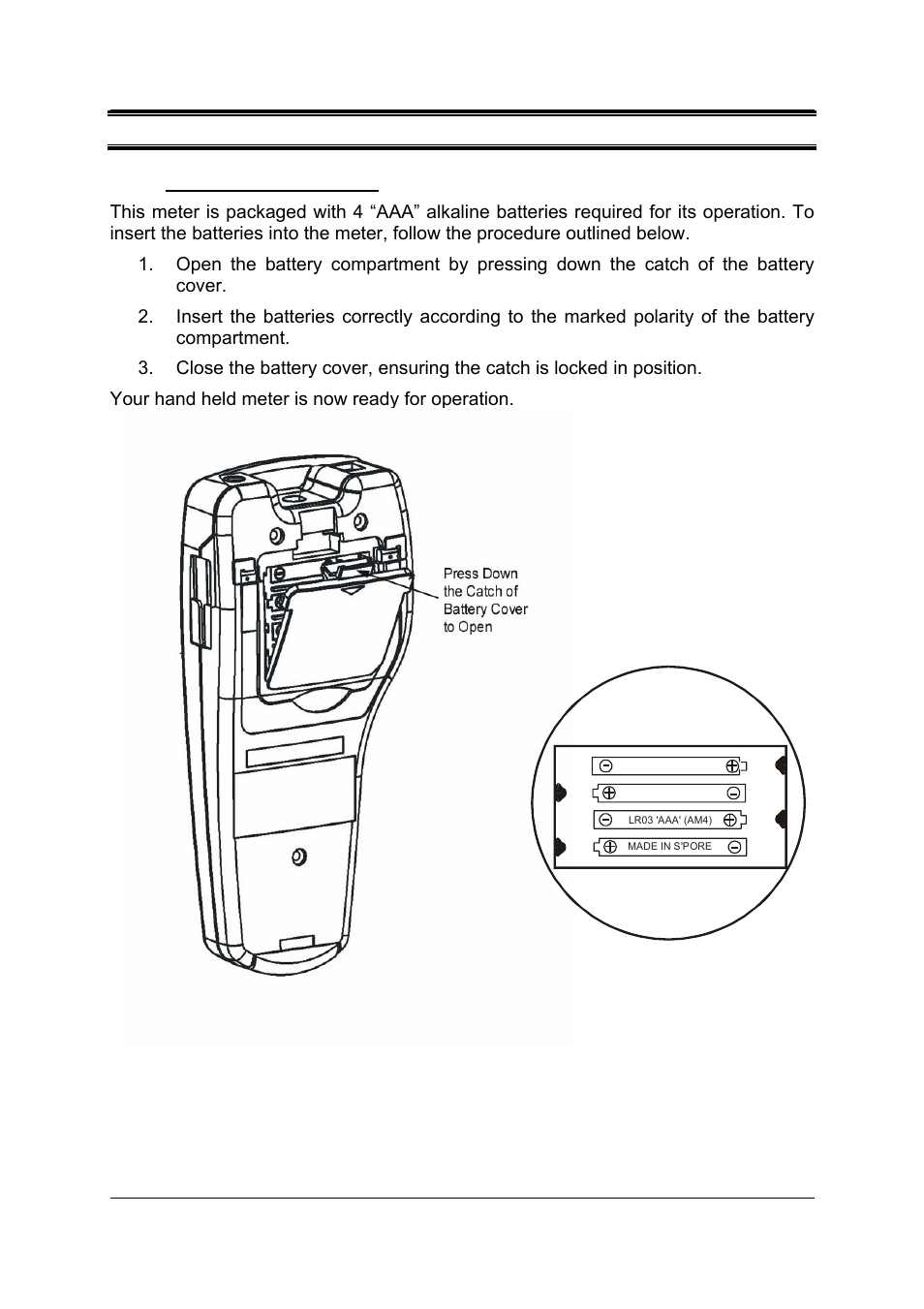 3 preparation | Thermo Fisher Scientific CyberScan CON 11/CON 110 User Manual | Page 9 / 80