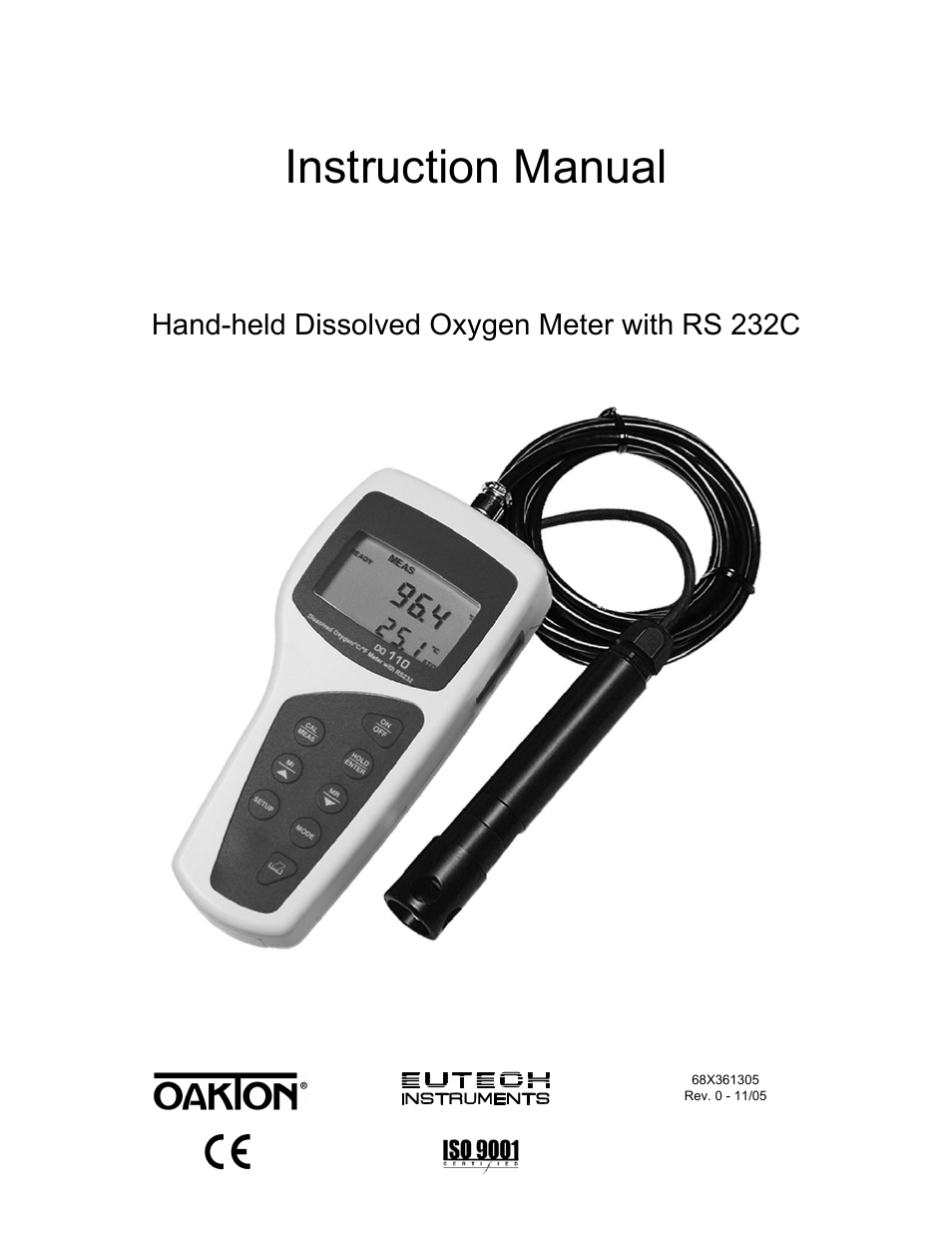 Thermo Fisher Scientific CyberScan DO 110 User Manual | 60 pages