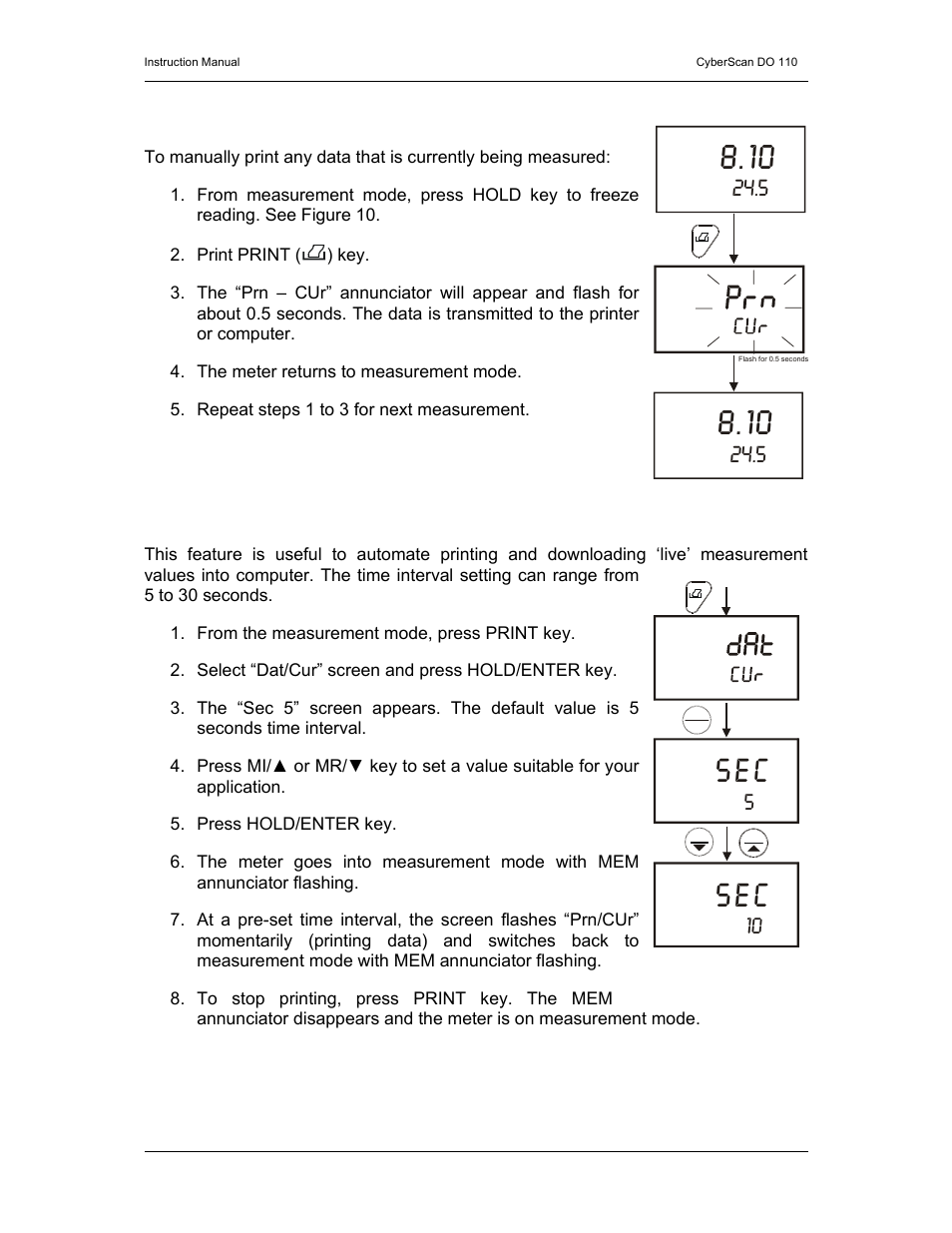 Thermo Fisher Scientific CyberScan DO 110 User Manual | Page 22 / 60