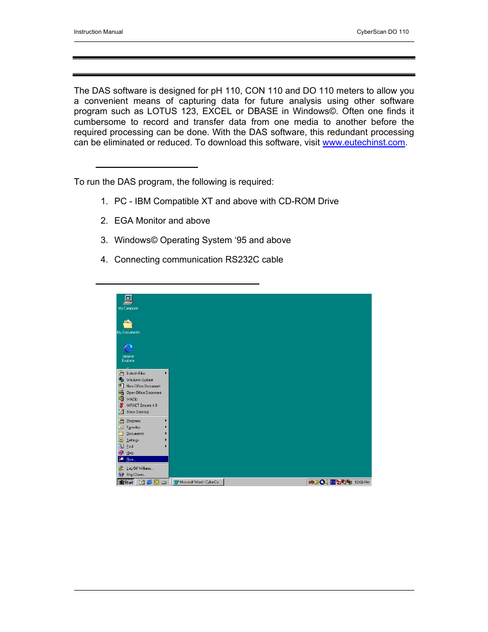 9 cybercomm portable das | Thermo Fisher Scientific CyberScan DO 110 User Manual | Page 39 / 60