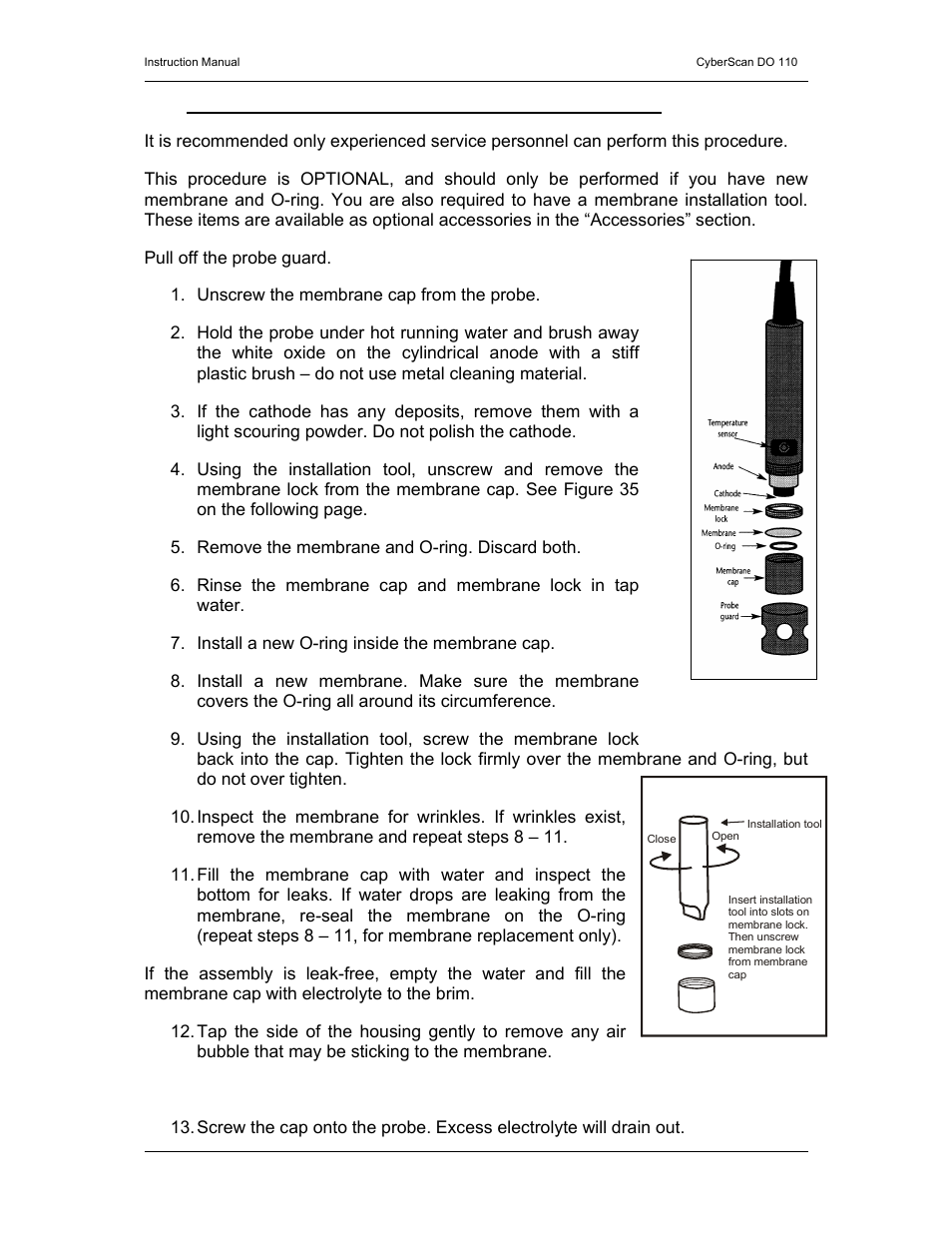 Thermo Fisher Scientific CyberScan DO 110 User Manual | Page 52 / 60