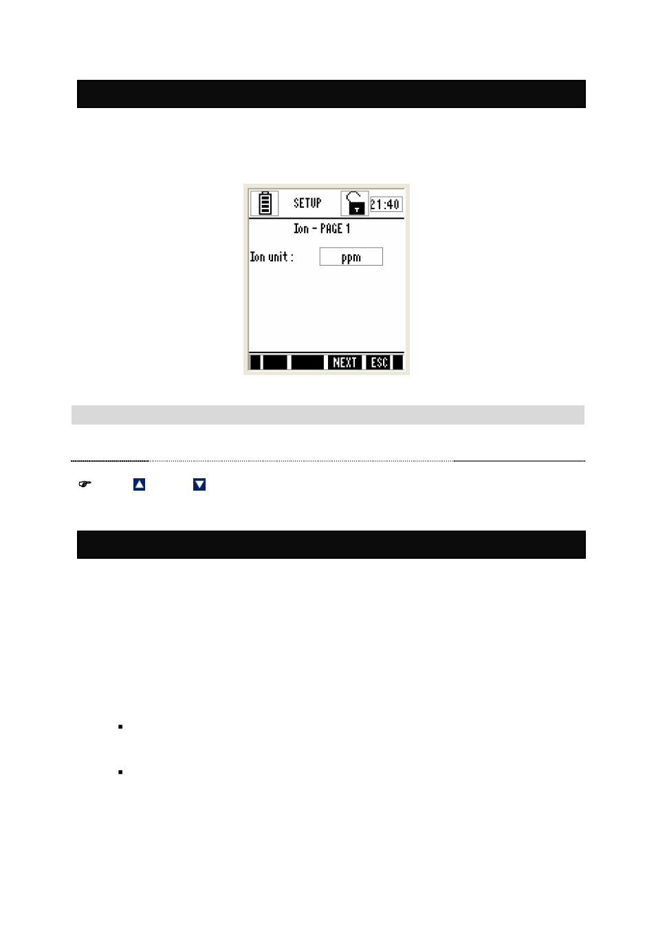 Ion setup, Ion calibration mode, 1 about ion calibration | Ion setup 2. ion calibration mode, About ion calibration | Thermo Fisher Scientific CyberScan DO 600 User Manual | Page 67 / 127