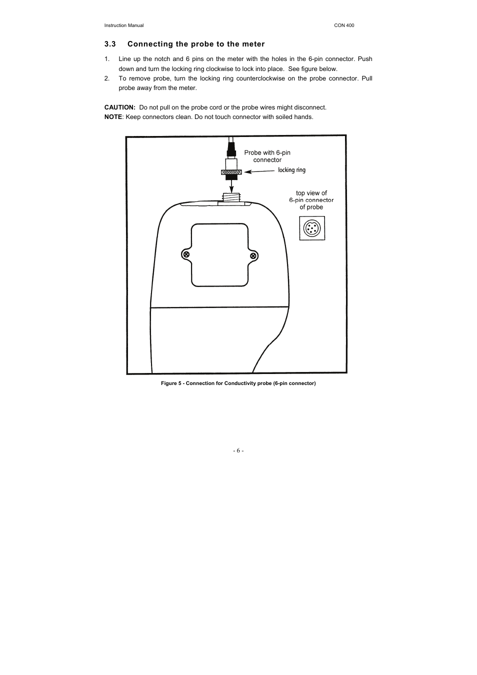 Thermo Fisher Scientific CyberScan CON 400 (For units manufactured from March 2010 onwards) User Manual | Page 12 / 60