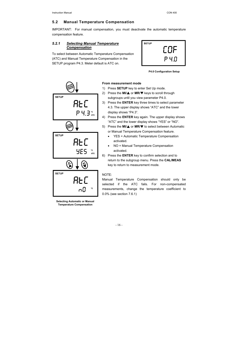 Thermo Fisher Scientific CyberScan CON 400 (For units manufactured from March 2010 onwards) User Manual | Page 22 / 60