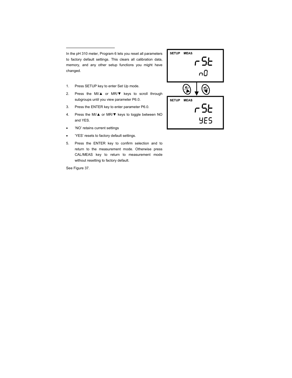 Thermo Fisher Scientific CyberScan pH 300/310 User Manual | Page 40 / 52