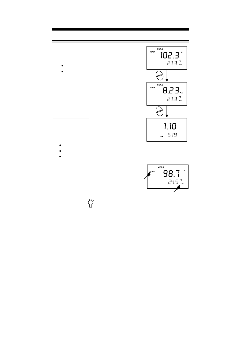 5 measurement | Thermo Fisher Scientific CyberScan DO 300 User Manual | Page 14 / 60