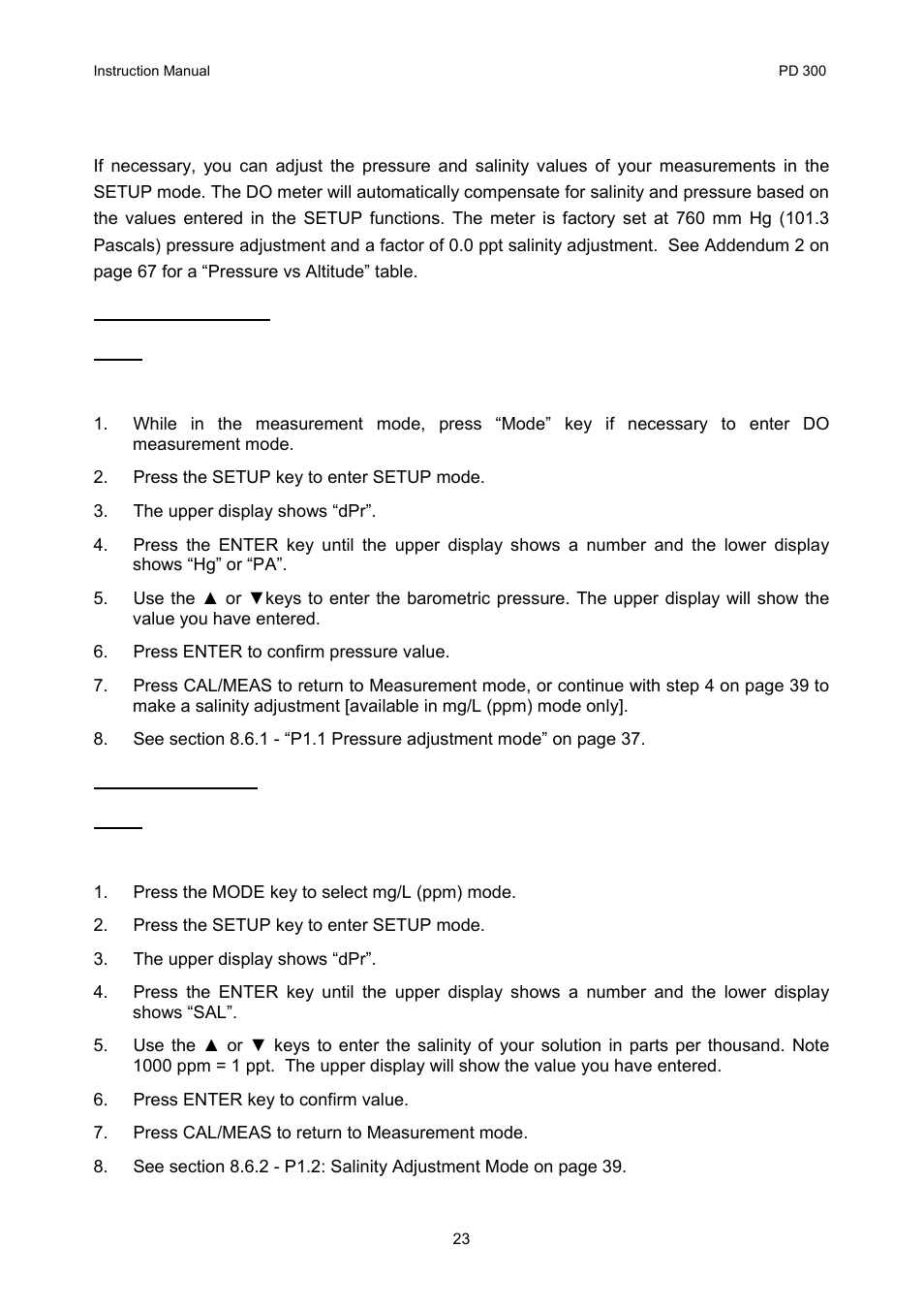 Thermo Fisher Scientific CyberScan PD 300 User Manual | Page 28 / 76