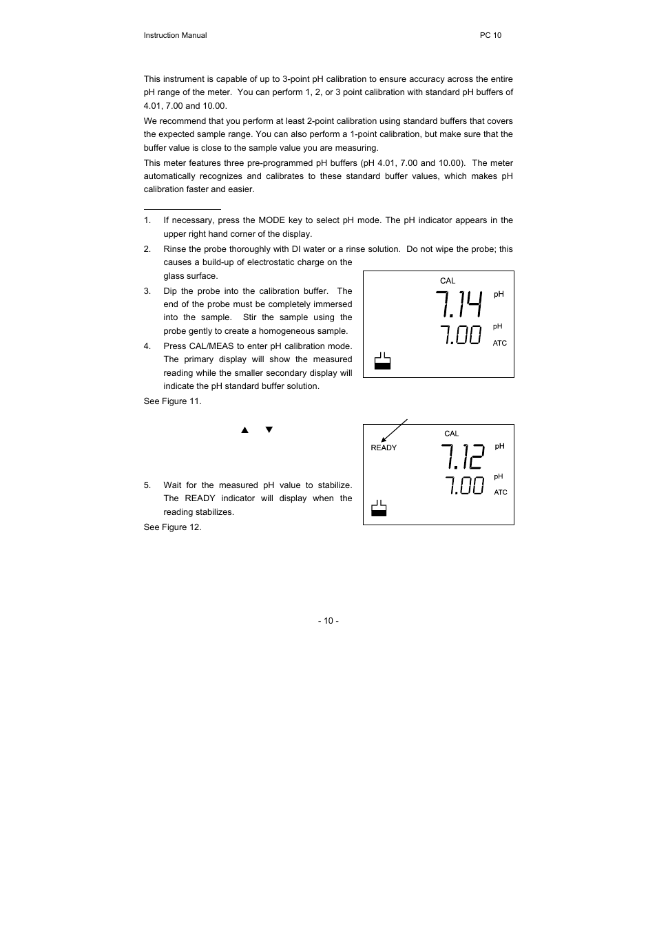 Thermo Fisher Scientific CyberScan PC 10 User Manual | Page 14 / 31