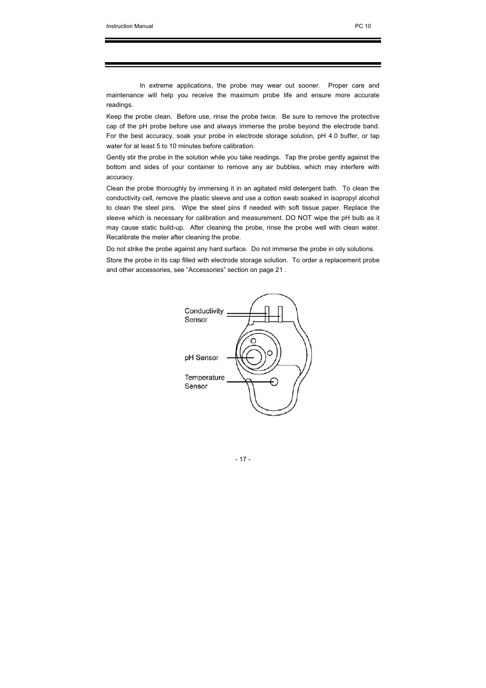 Thermo Fisher Scientific CyberScan PC 10 User Manual | Page 21 / 31