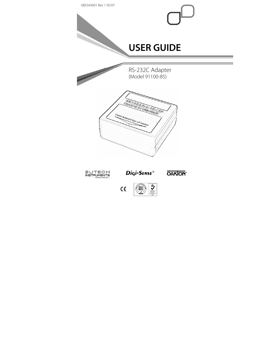 Thermo Fisher Scientific RS232C Interface Adapter User Manual | 9 pages