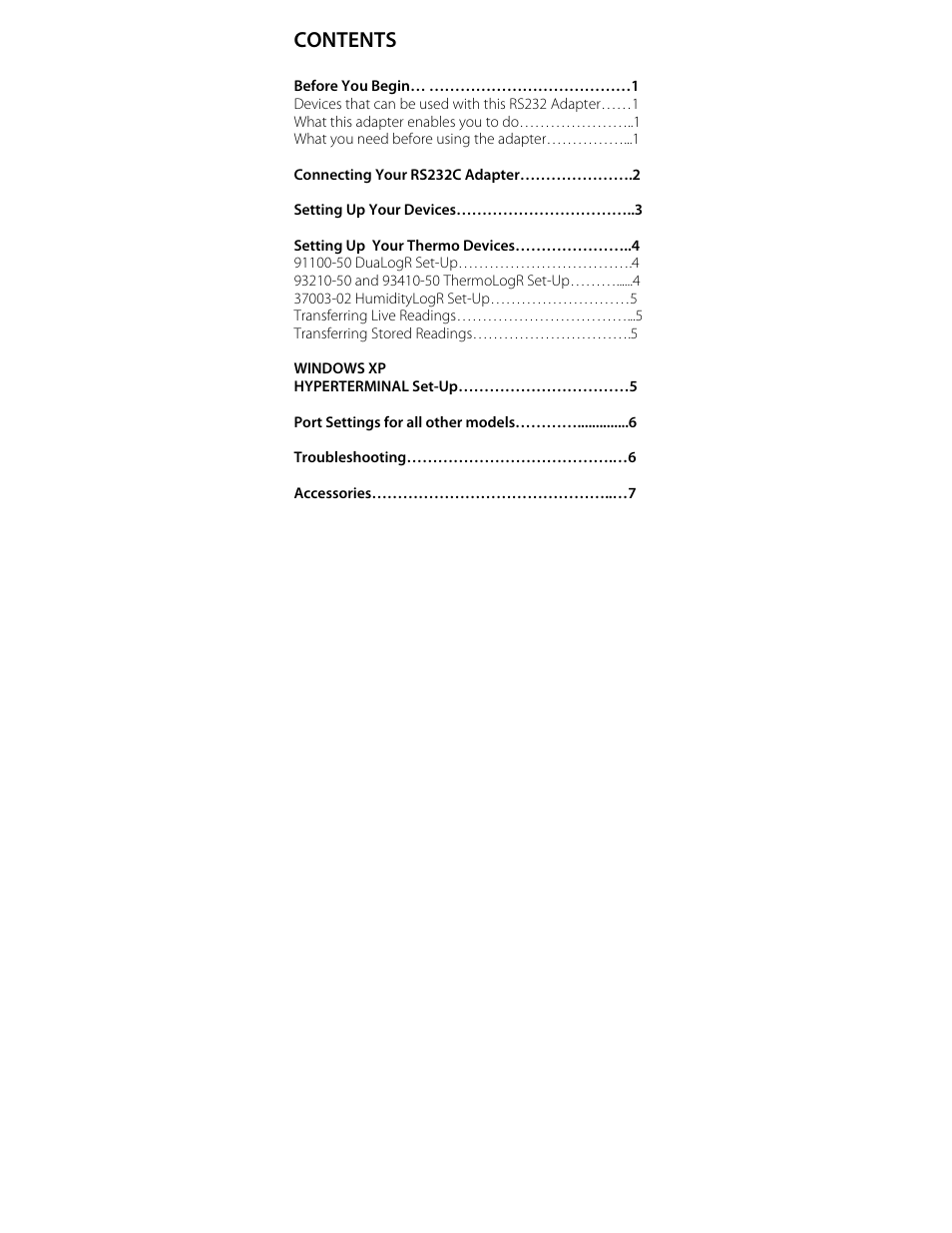 Thermo Fisher Scientific RS232C Interface Adapter User Manual | Page 2 / 9
