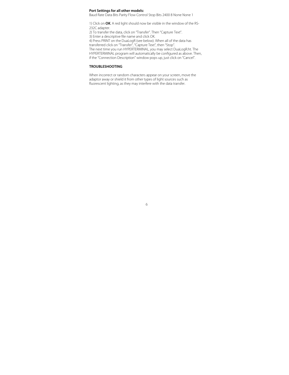 Thermo Fisher Scientific RS232C Interface Adapter User Manual | Page 8 / 9