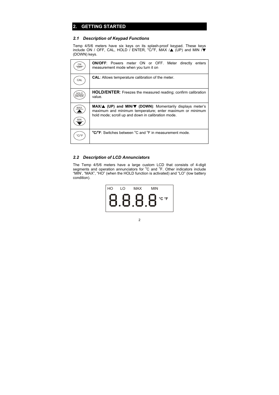 Getting started | Thermo Fisher Scientific EcoScan Temp 4/5/6 User Manual | Page 6 / 24