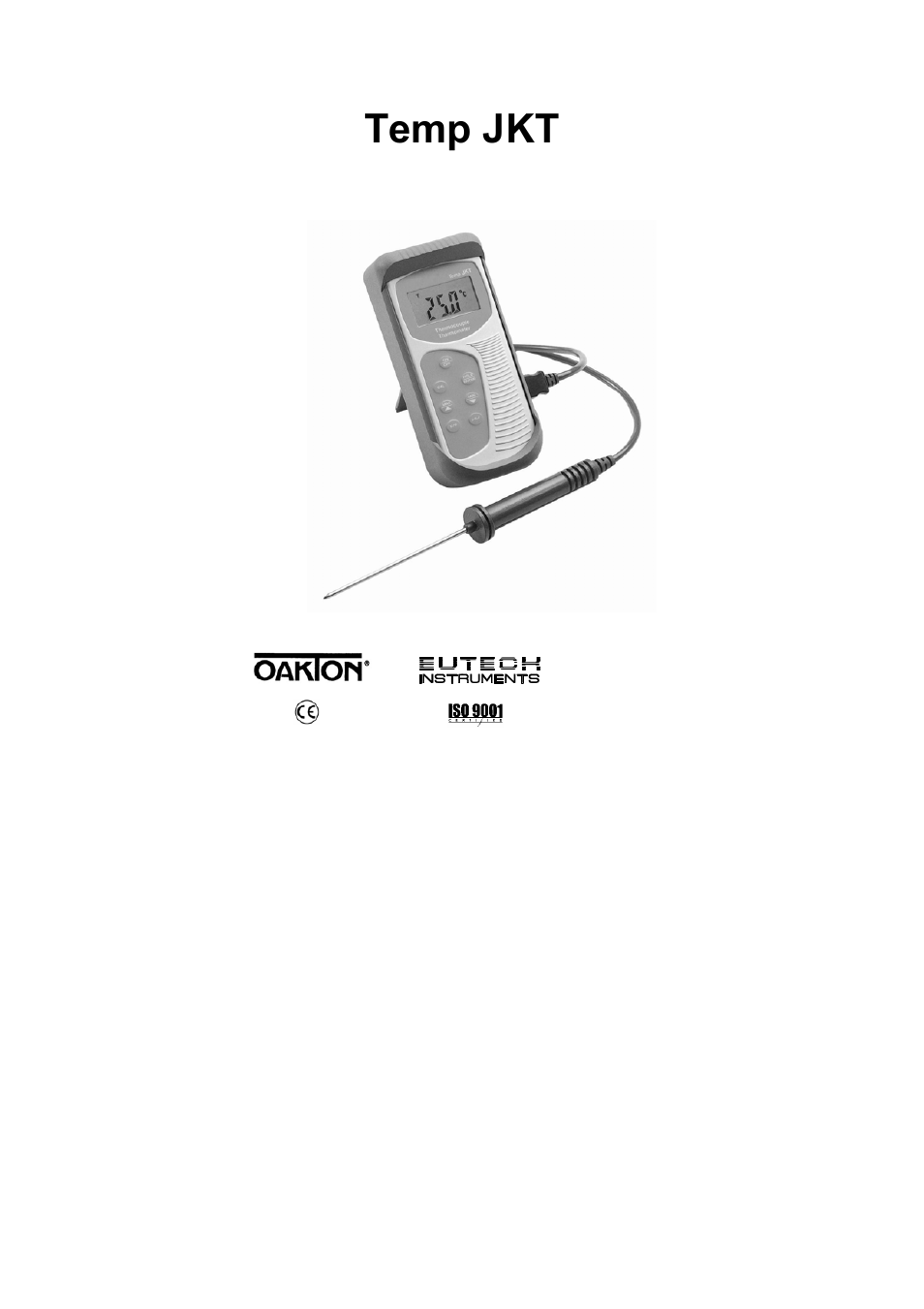 Thermo Fisher Scientific EcoScan Temp JKT User Manual | 20 pages