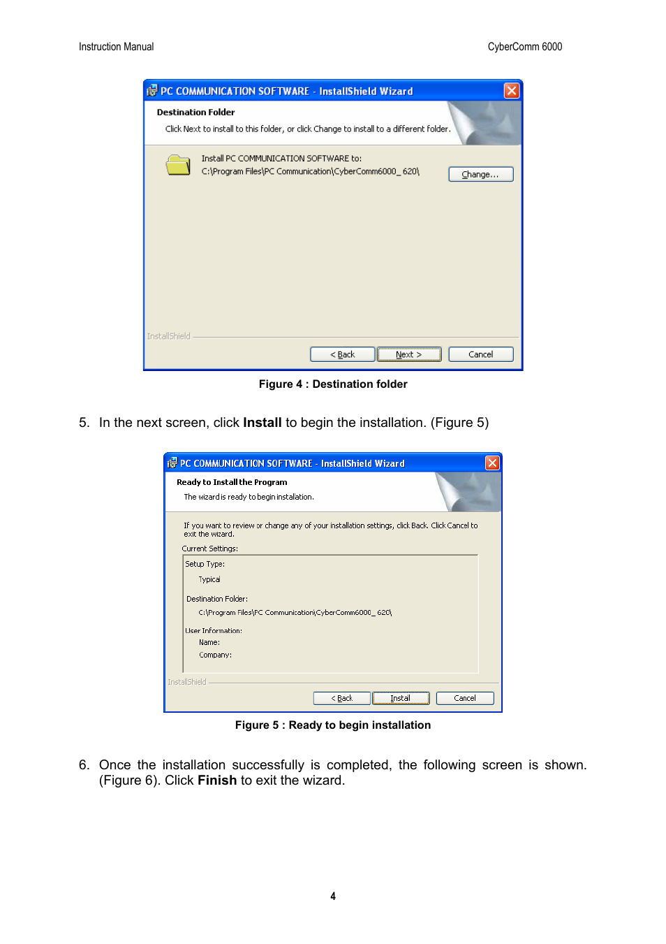 Thermo Fisher Scientific CyberComm 6000 for CyberScan Series 6000 User Manual | Page 10 / 68