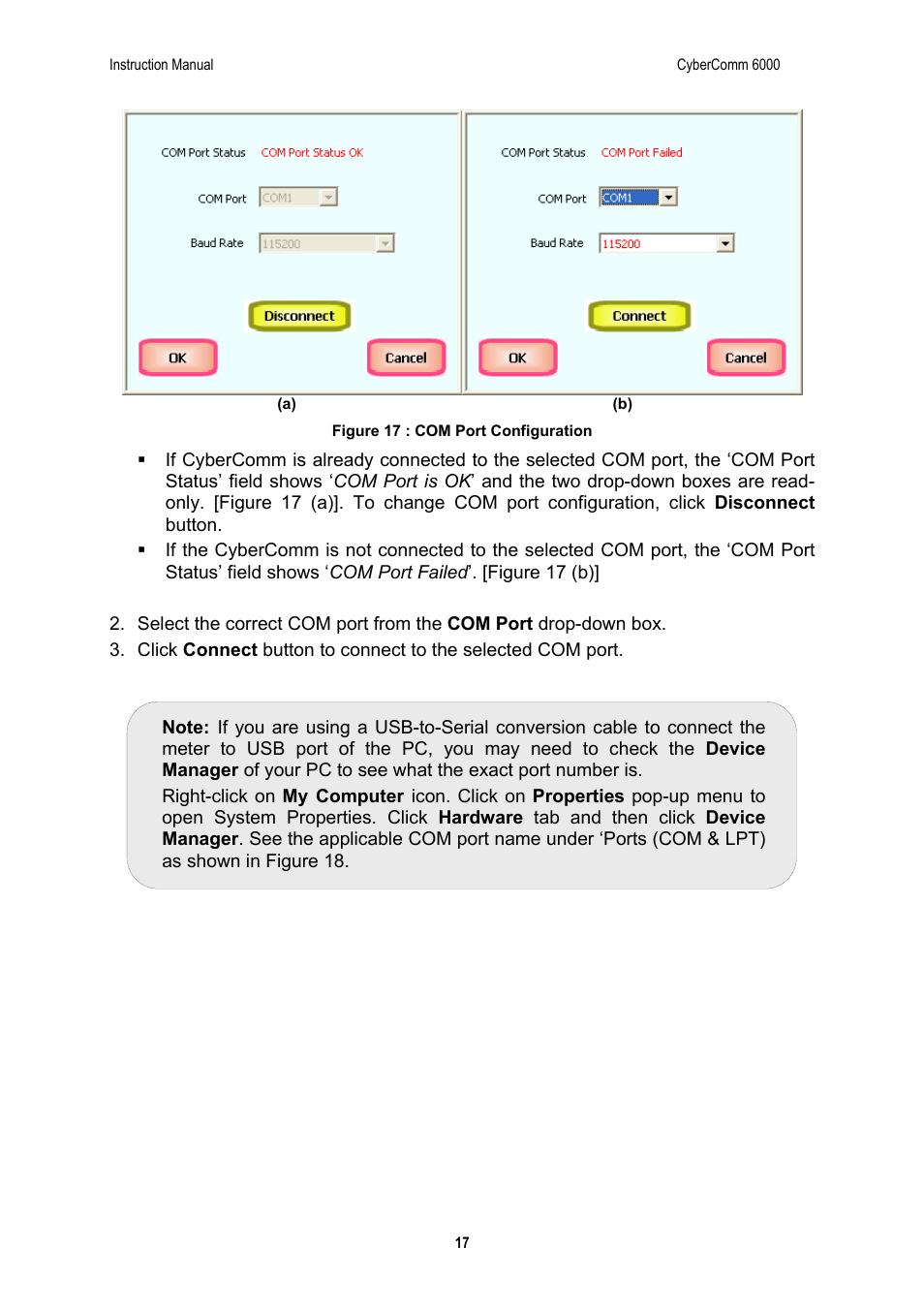 Thermo Fisher Scientific CyberComm 6000 for CyberScan Series 6000 User Manual | Page 23 / 68