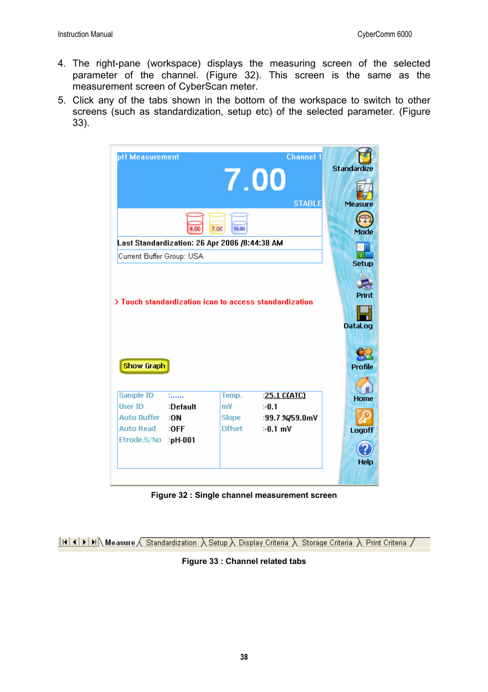 Thermo Fisher Scientific CyberComm 6000 for CyberScan Series 6000 User Manual | Page 44 / 68