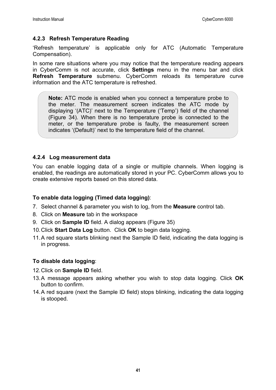 Thermo Fisher Scientific CyberComm 6000 for CyberScan Series 6000 User Manual | Page 47 / 68