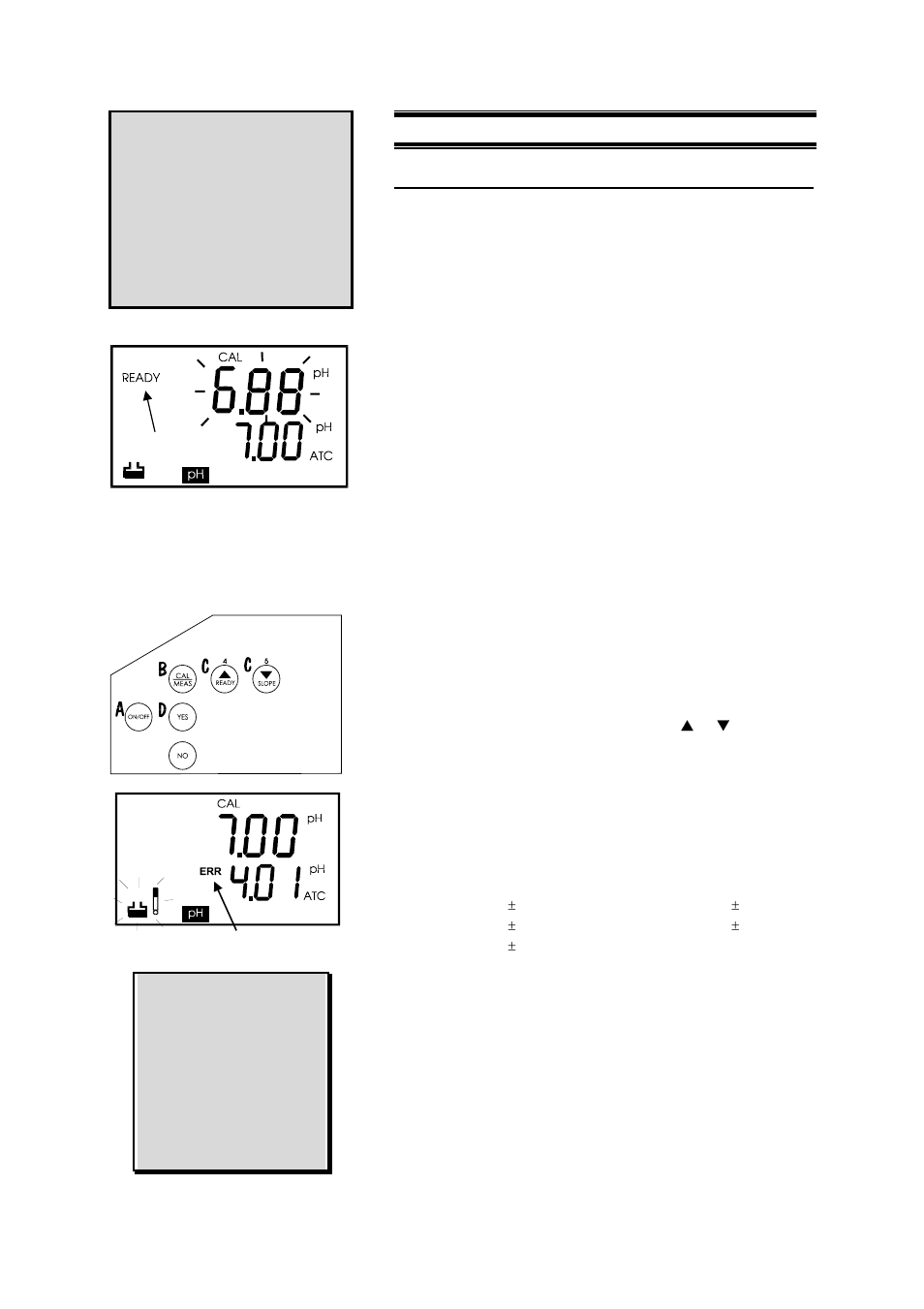 6 calibration | Thermo Fisher Scientific CyberScan pH 1000/pH 2500 User Manual | Page 13 / 40
