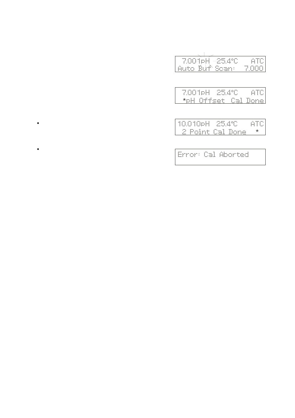 Ph 25.4 c atc | Thermo Fisher Scientific CyberScan pH 1100/pH 2100 User Manual | Page 13 / 64
