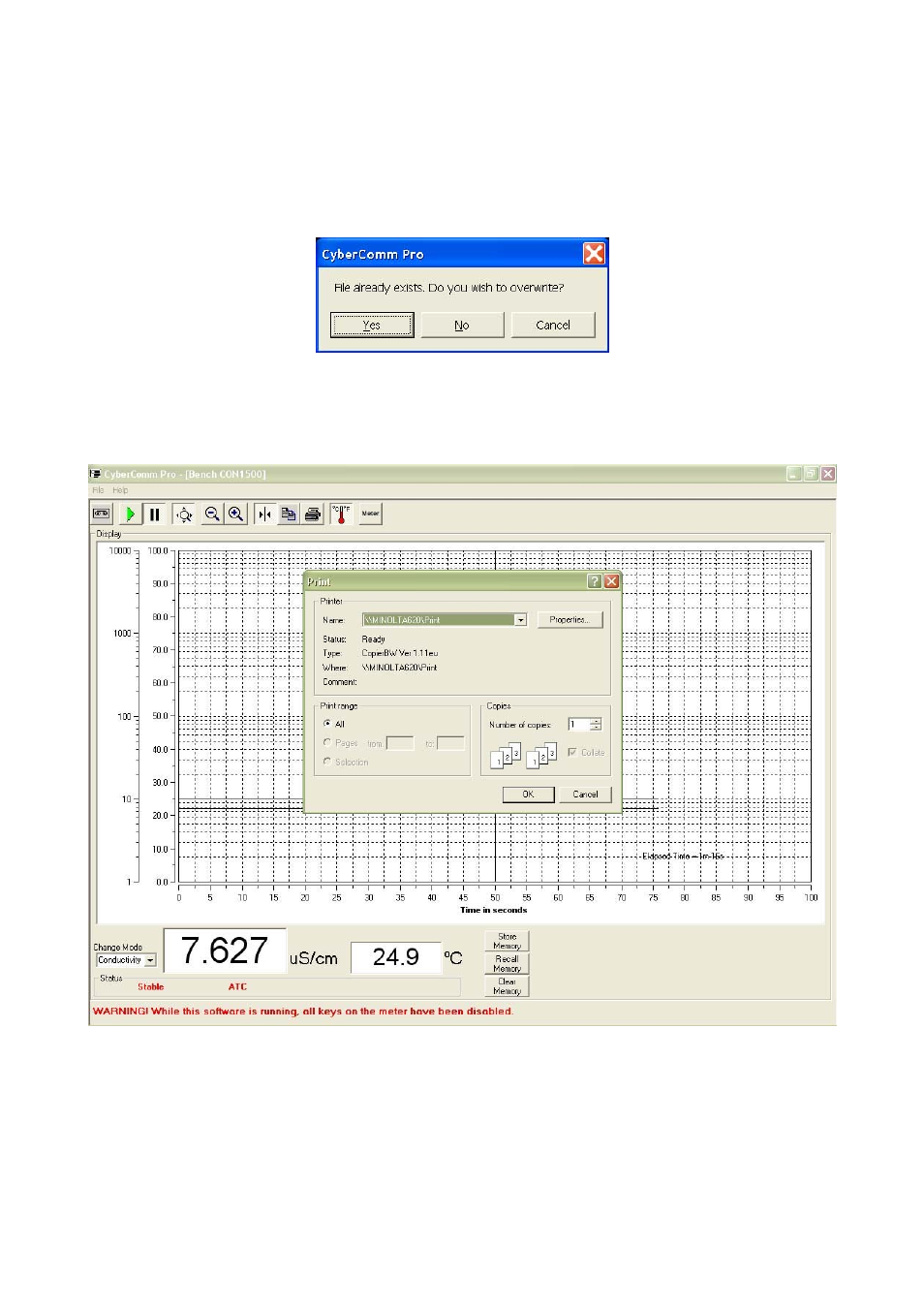 Thermo Fisher Scientific CyberComm Pro for CyberScan CON 1500 User Manual | Page 15 / 28
