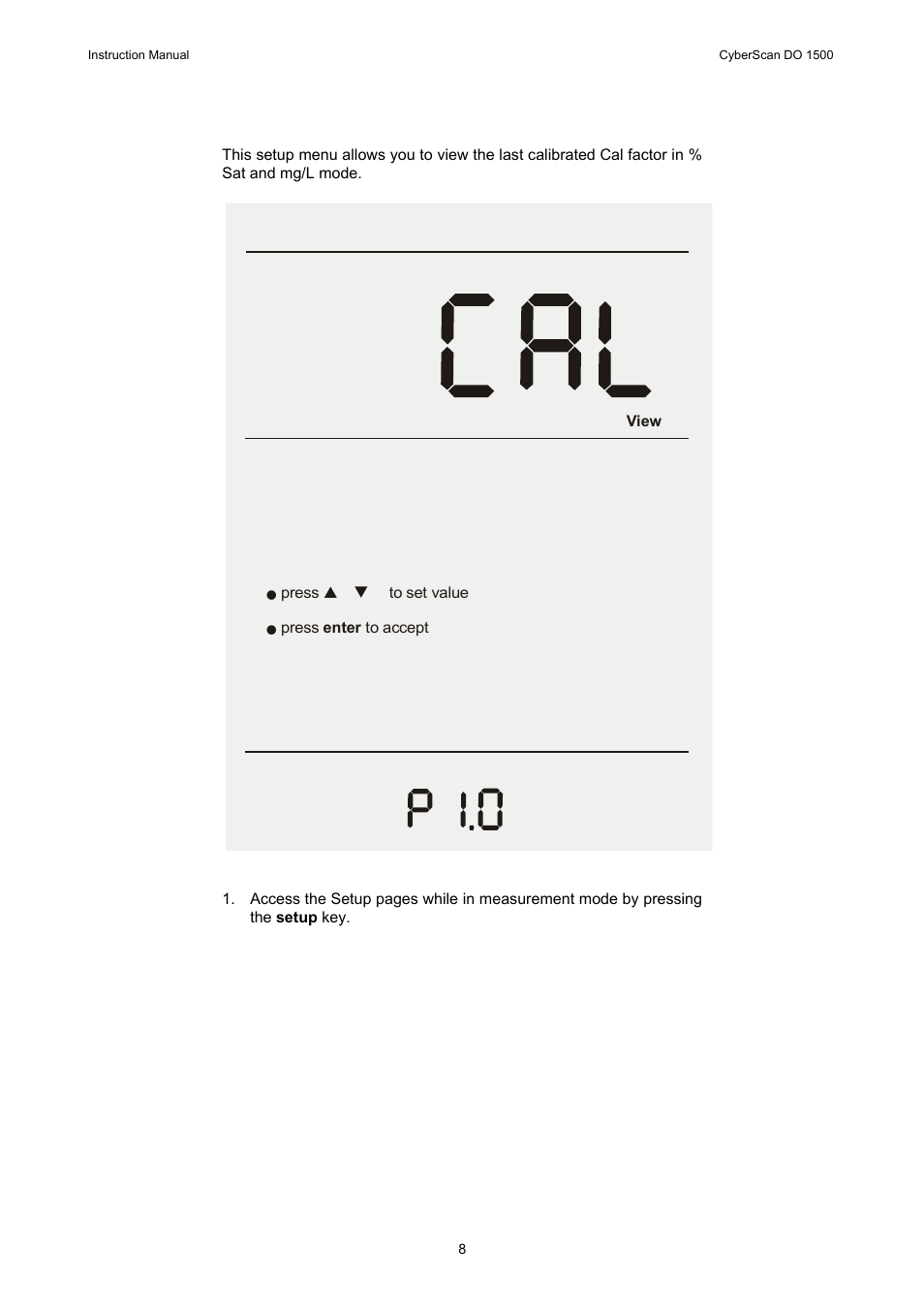 Thermo Fisher Scientific CyberScan DO 1500 User Manual | Page 11 / 52