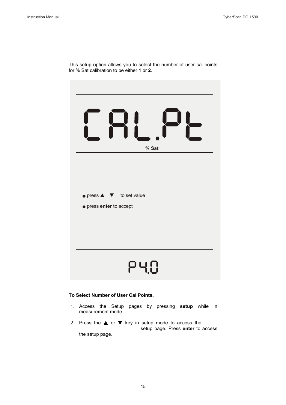Thermo Fisher Scientific CyberScan DO 1500 User Manual | Page 18 / 52