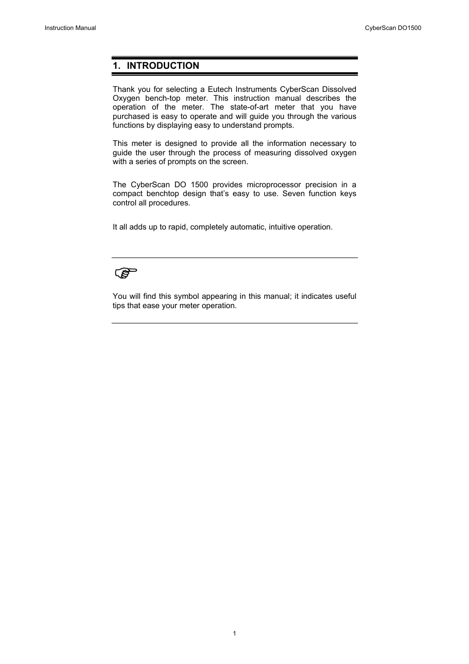 Thermo Fisher Scientific CyberScan DO 1500 User Manual | Page 4 / 52