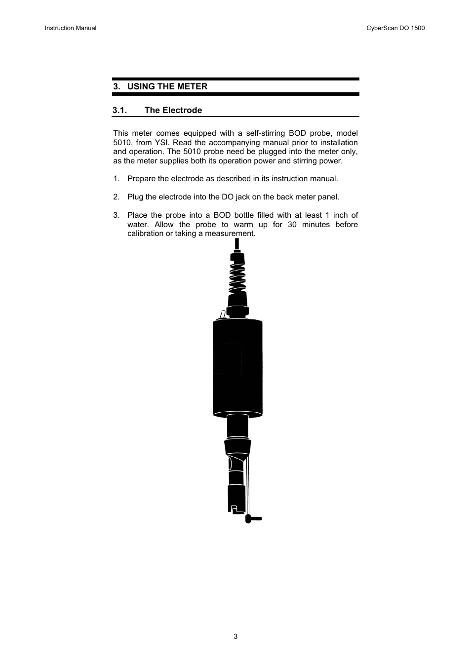 Thermo Fisher Scientific CyberScan DO 1500 User Manual | Page 6 / 52