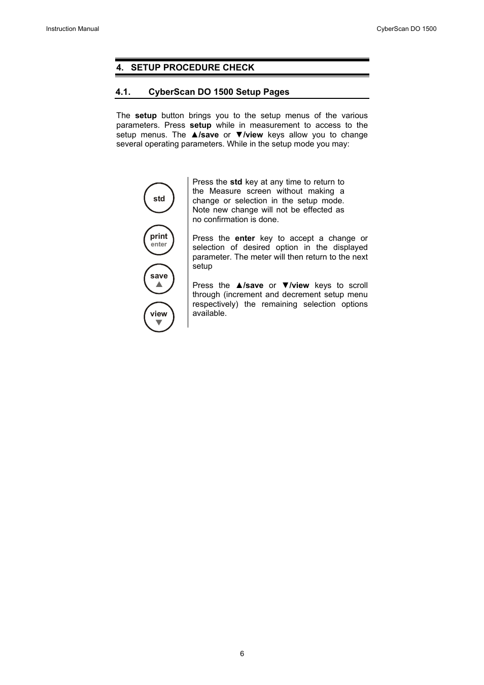 Thermo Fisher Scientific CyberScan DO 1500 User Manual | Page 9 / 52