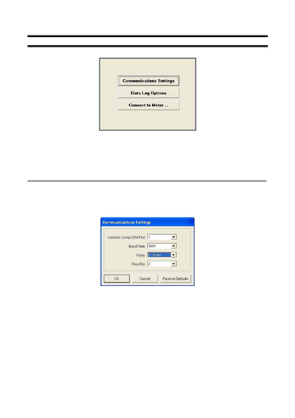 3cybercomm pro main menu | Thermo Fisher Scientific CyberComm Pro for CyberScan DO 1500 User Manual | Page 9 / 28