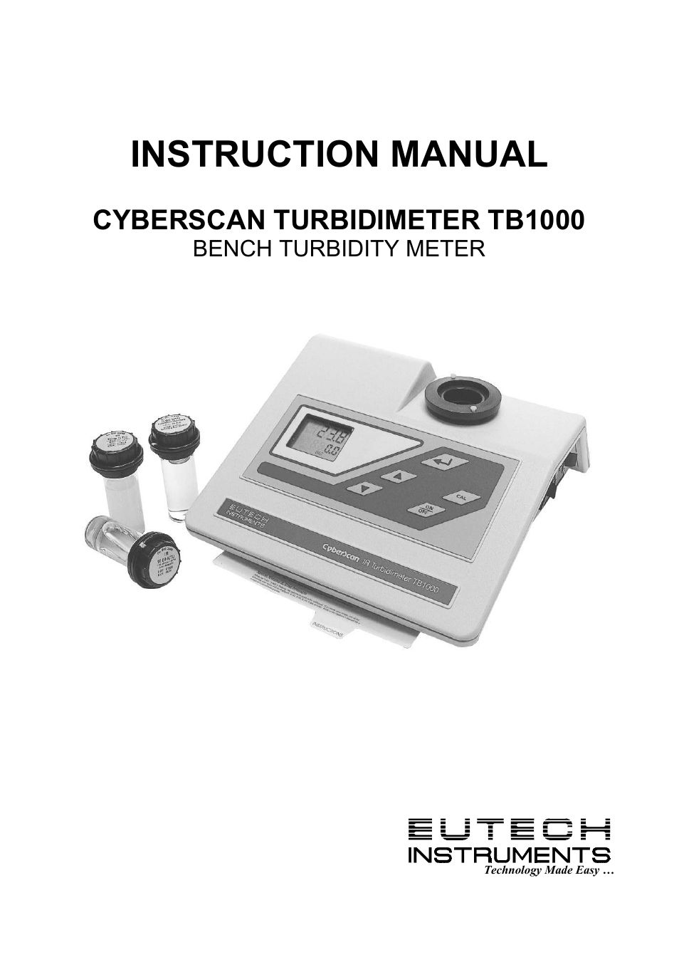 Thermo Fisher Scientific CyberScan TB 1000 Turbidimeter User Manual | 16 pages