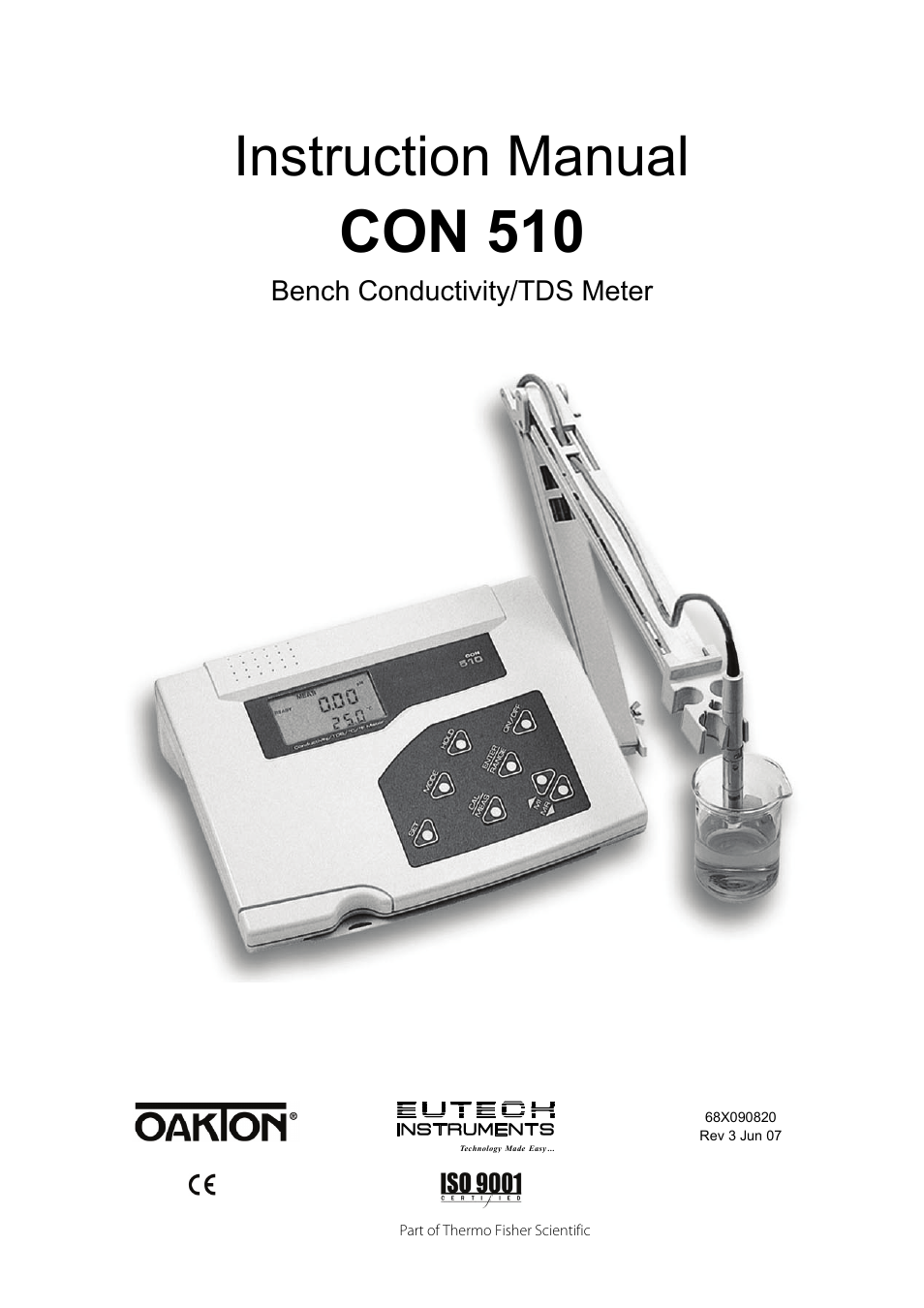 Thermo Fisher Scientific CyberScan CON 510 User Manual | 36 pages