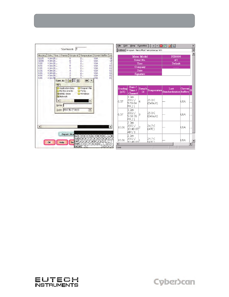 Thermo Fisher Scientific CyberScan 6000 Series Meters v.1 User Manual | Page 52 / 97