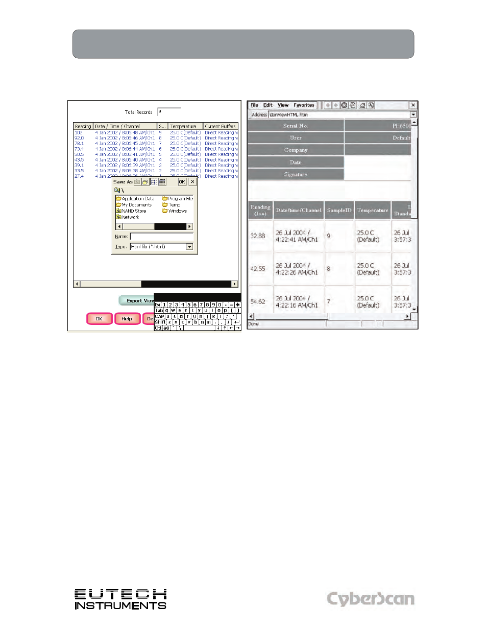 Thermo Fisher Scientific CyberScan 6000 Series Meters v.1 User Manual | Page 74 / 97