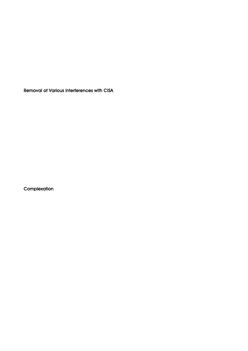 Removal of various interferences with cisa, Complexation | Thermo Fisher Scientific Ion Selective Electrodes Chloride User Manual | Page 12 / 21