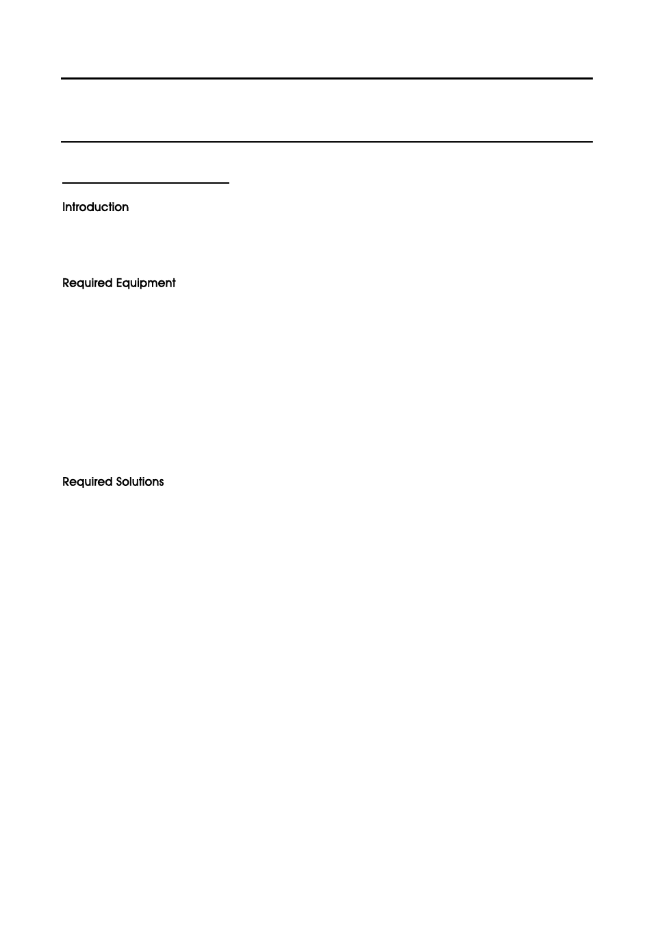 General instructions, Introduction, Required equipment | Required solutions, Instruction manual, Eutech instruments pte ltd | Thermo Fisher Scientific Ion Selective Electrodes Chloride User Manual | Page 4 / 21
