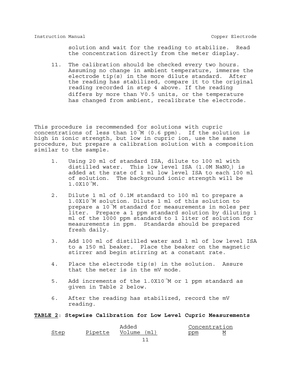 Thermo Fisher Scientific Ion Selective Electrodes Copper User Manual | Page 11 / 28