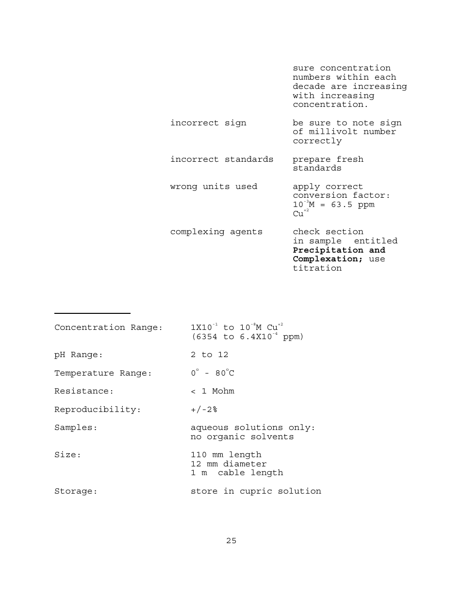 Thermo Fisher Scientific Ion Selective Electrodes Copper User Manual | Page 25 / 28