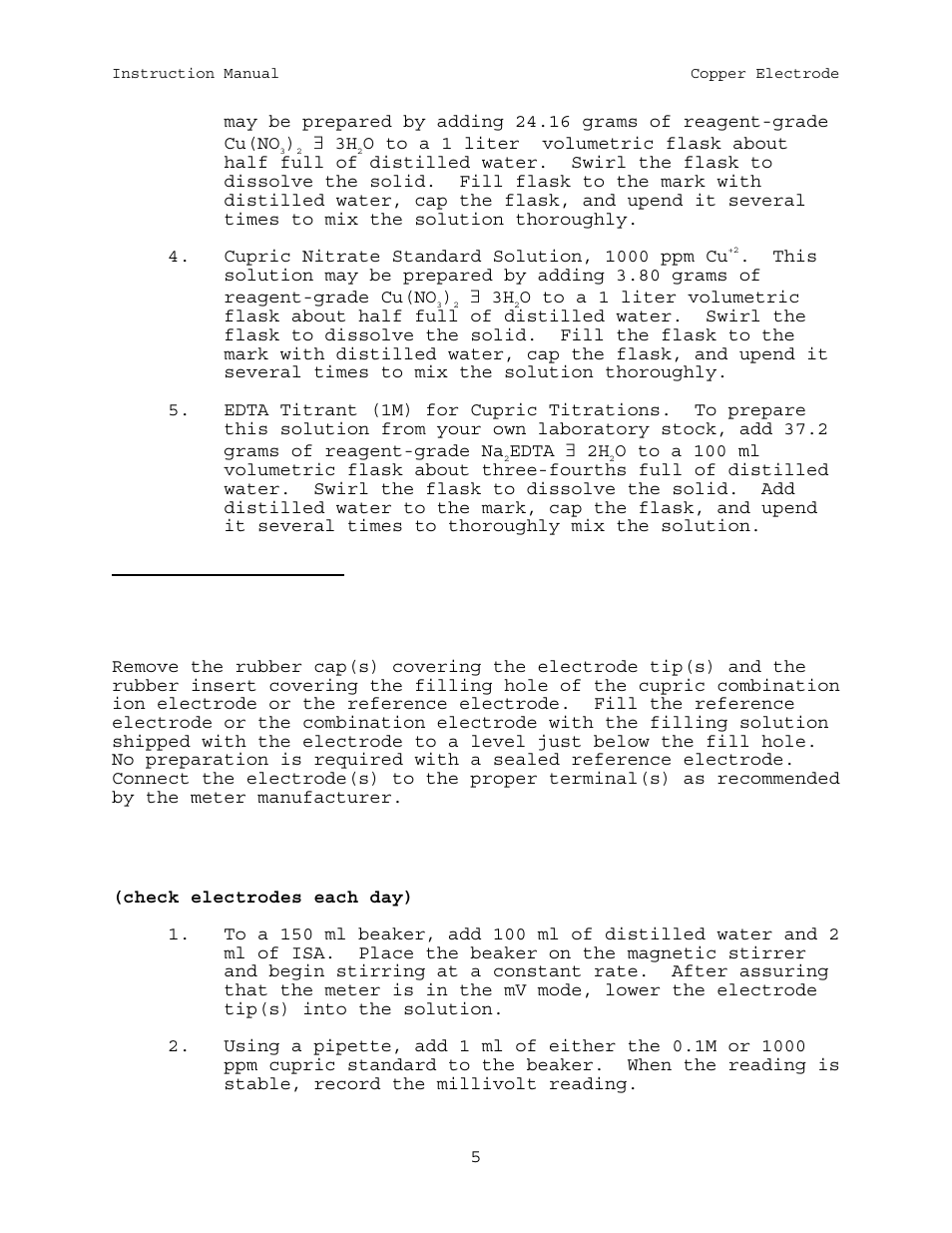 Thermo Fisher Scientific Ion Selective Electrodes Copper User Manual | Page 5 / 28