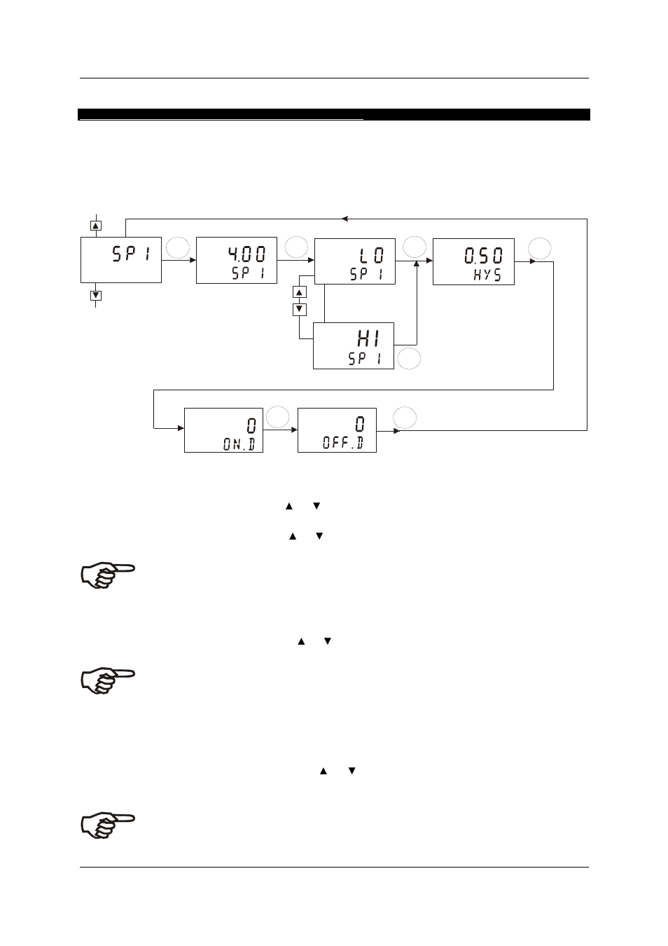 4 control relay a / relay b (sp1/sp2) sub-function, Ontrol, Elay | Sp1/sp2), Function | Thermo Fisher Scientific Alpha pH 2000D User Manual | Page 24 / 48