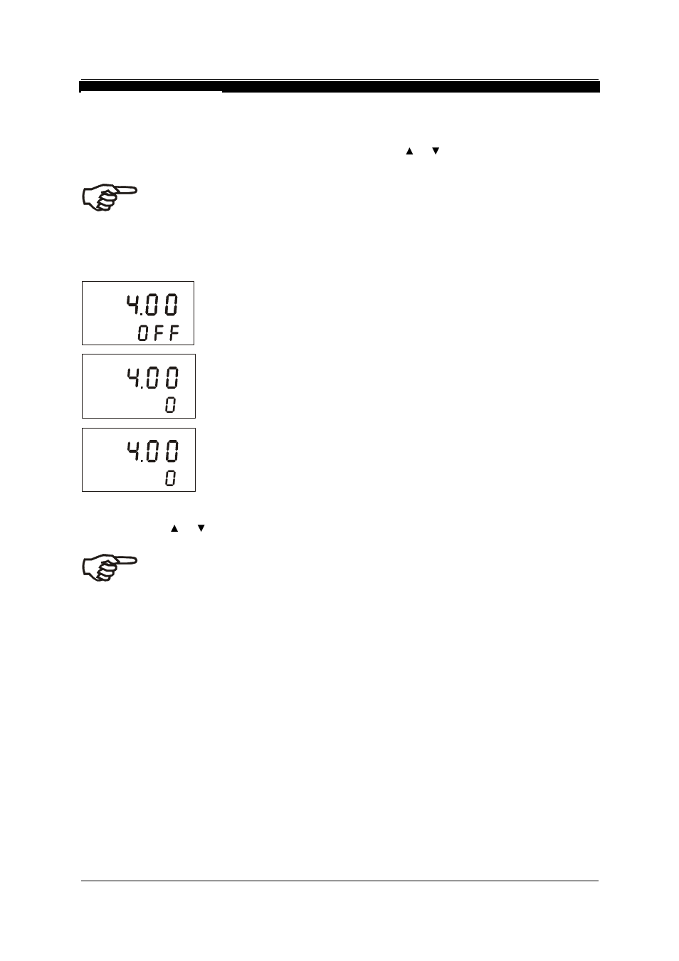 2 manual relay mode, Anual relay mode | Thermo Fisher Scientific Alpha pH 2000D User Manual | Page 34 / 48