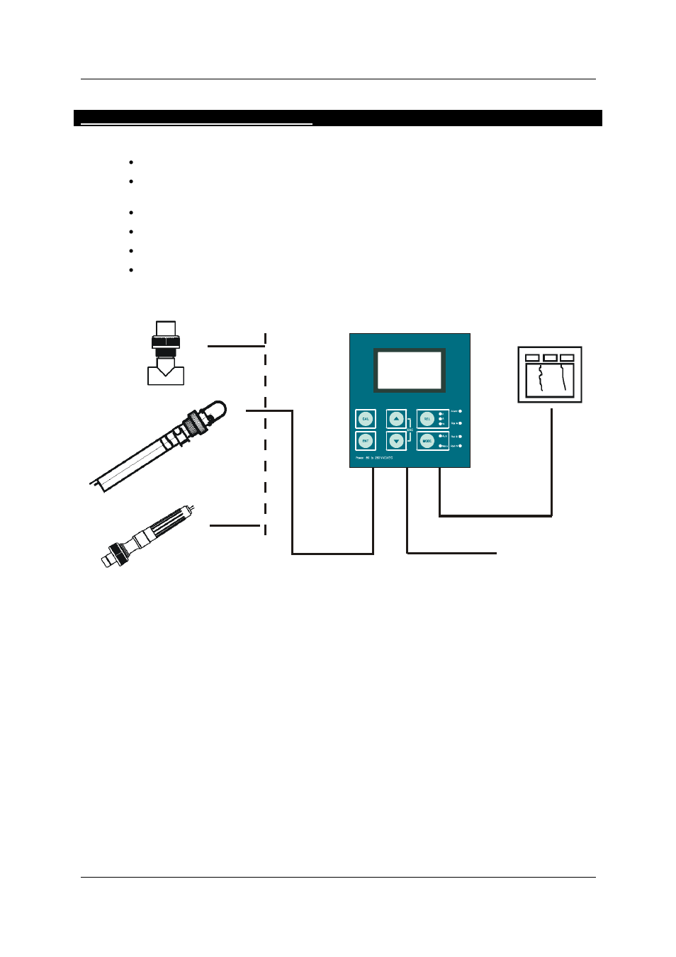 2 measurement and control system, A typical measurement system consists of | Thermo Fisher Scientific Alpha pH 2000D User Manual | Page 9 / 48