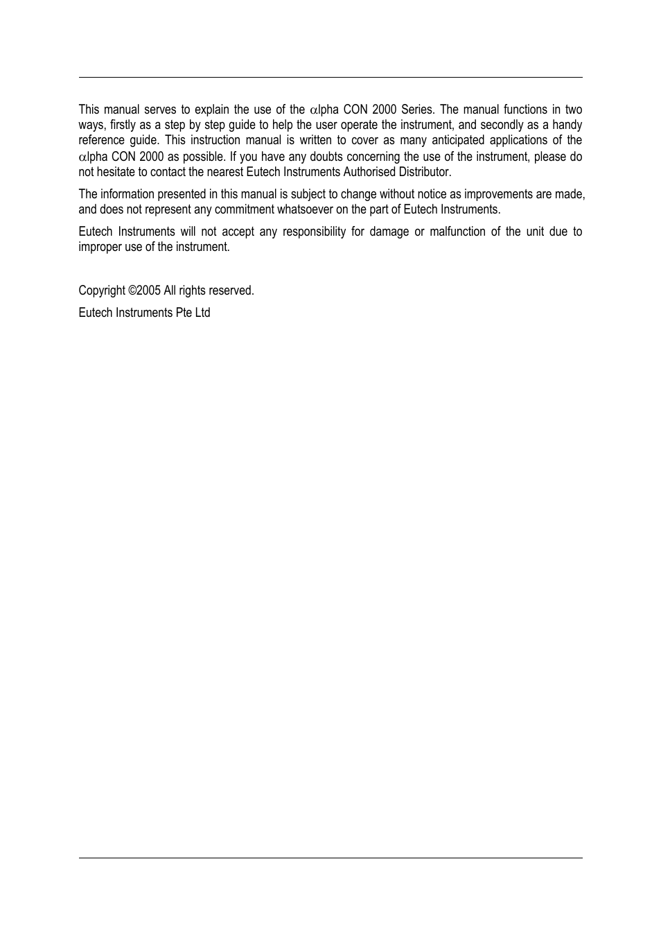Thermo Fisher Scientific Alpha COND 2000 (In the process of updating the brand guideline & product image) User Manual | Page 3 / 56