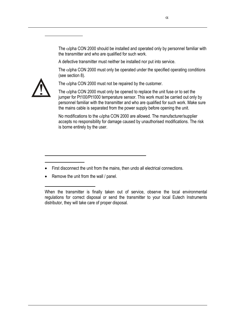 Thermo Fisher Scientific Alpha COND 2000 (In the process of updating the brand guideline & product image) User Manual | Page 8 / 56