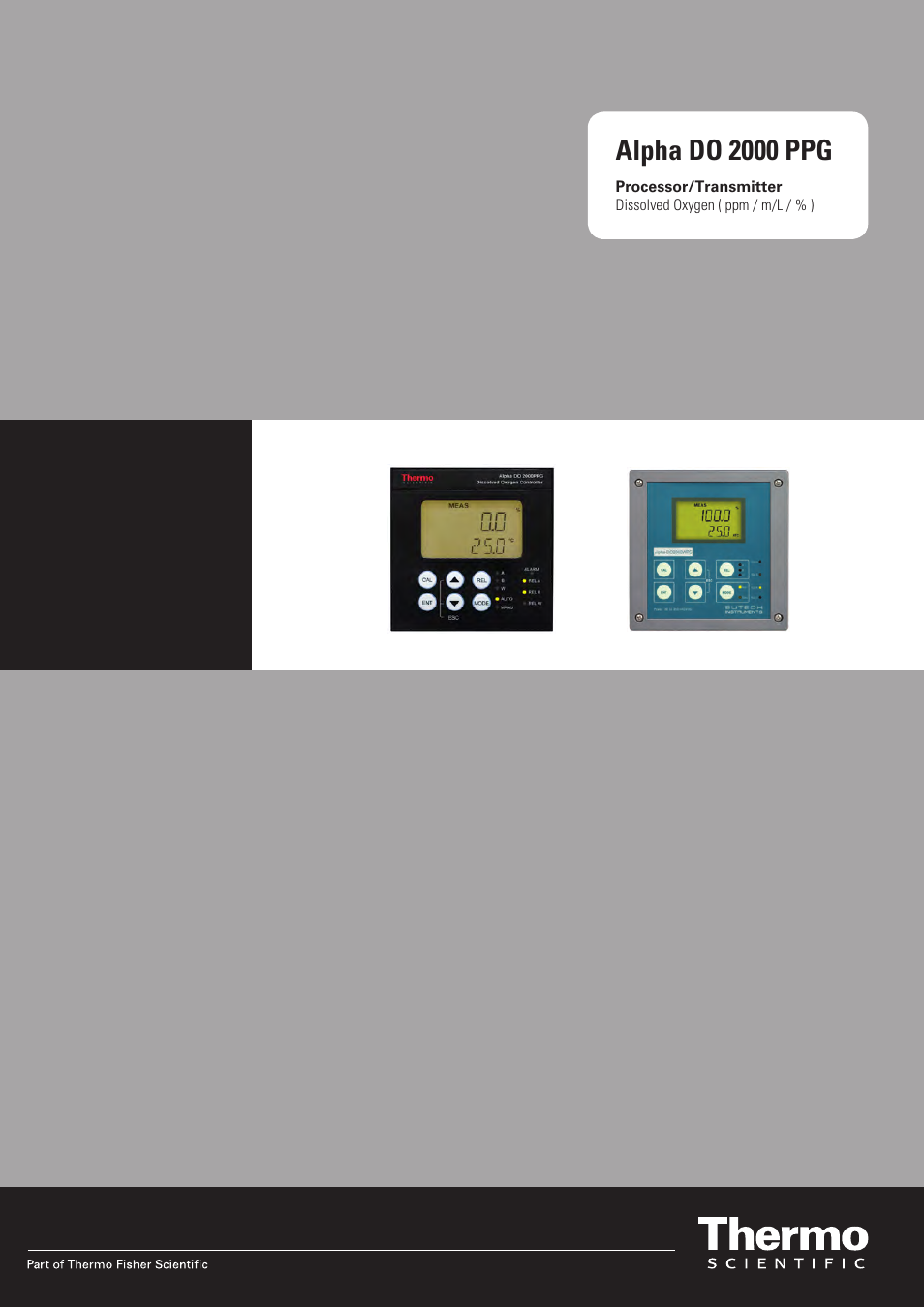 Thermo Fisher Scientific Alpha DO 2000 User Manual | 56 pages