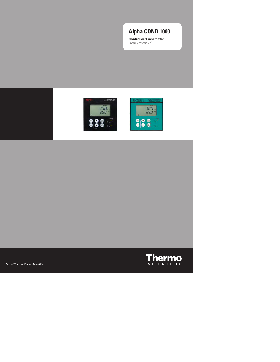 Thermo Fisher Scientific Alpha COND 1000 User Manual | 44 pages