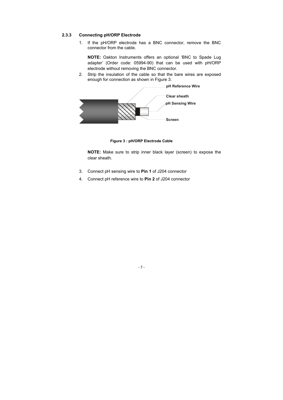 3 connecting ph/orp electrode | Thermo Fisher Scientific Alpha pH 600 RF (In the process of updating the brand guideline & product image) User Manual | Page 13 / 48