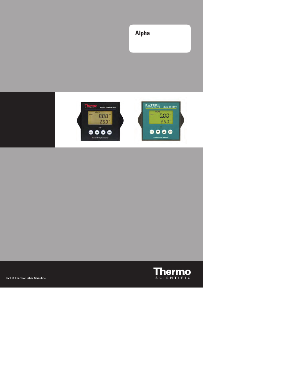 Thermo Fisher Scientific Alpha COND 560 User Manual | 52 pages