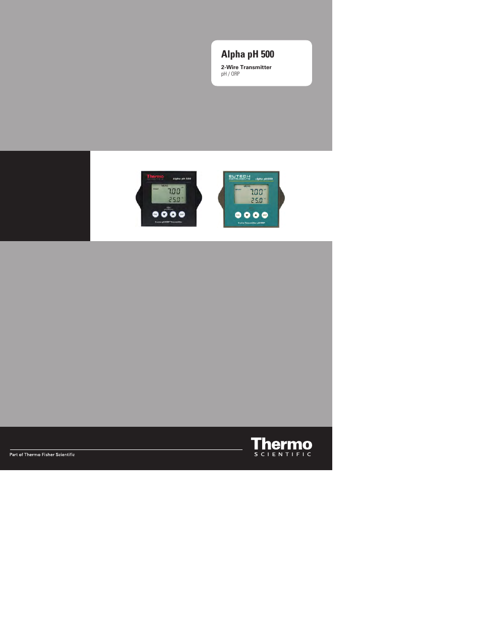 Thermo Fisher Scientific Alpha pH 500 User Manual | 32 pages